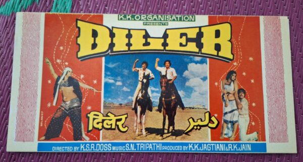DILER Bollywood movies vintage booklet