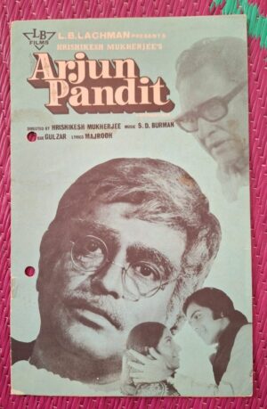 ARJUN PANDIT Bollywood movies vintage booklet