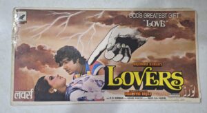 LOVERS Bollywood movies vintage booklet