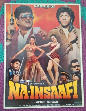 NA-INSAAFI Bollywood movies booklet