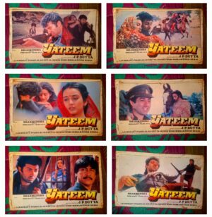 YATEEM Bollywood movie lobby cards