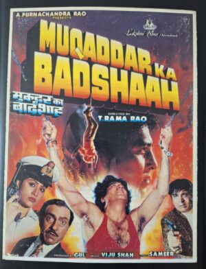 MUQADDAR KA BADSHAAH Bollywood movies booklet