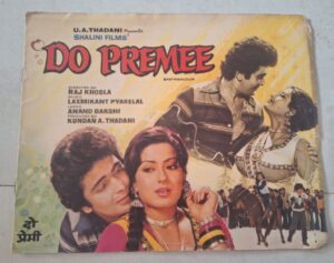 DO PREMEE Bollywood movies booklet