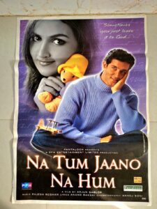NA TUM JAANO NA HUM Bollywood movies poster