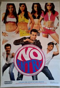 NO ENTRY Bollywood movies poster