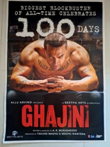 GHAJINI Bollywood movies poster