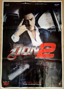 DON 2 Bollywood movies poster