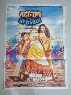 BADRINATH KI DULHANIA Bollywood movies poster