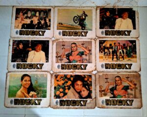 ROCKY Bollywood movie lobby cards