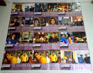 DIL CHAHTA HAI Bollywood movie lobby cards
