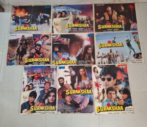 SURAKSHAA Bollywood movie lobby cards