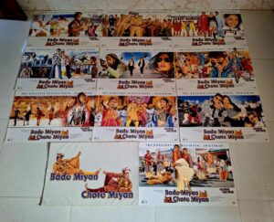 BADE MIYAN CHOTE MIYAN Bollywood movie lobby cards