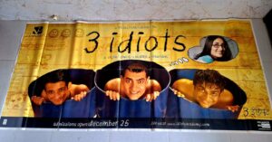 3 IDIOTS Bollywood movies six sheet poster