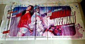 YEH JAWAANI DEEWANI Bollywood movies six sheet poster