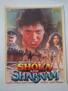 SHOLA AUR SHABNAM Bollywood movies booklet 