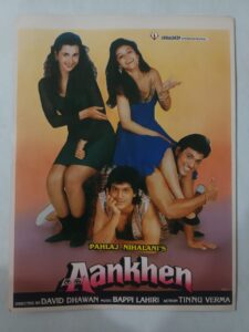 AANKHEN Bollywood movies booklet 