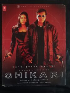 SHIKARI Bollywood movies booklet 