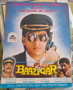 BAAZIGAR Bollywood movies brochure