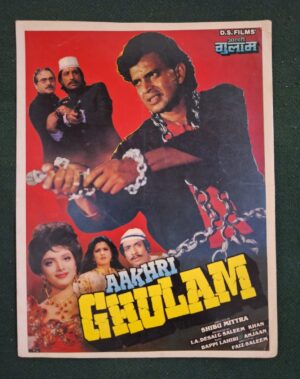 AAKHRI GHULAM Bollywood movies booklet
