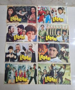 LADAAI Bollywood movies lobby card
