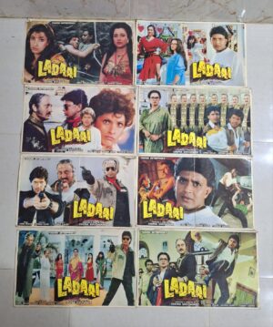 LADAAI Bollywood movies lobby card