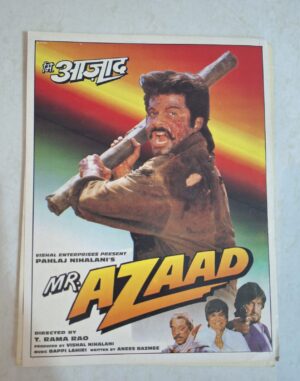 MR. AZAAD Bollywood movies booklet