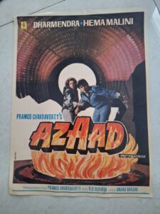 AZAAD Bollywood movie booklets