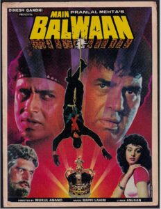 MAIN BALWAAN Bollywood movie booklets