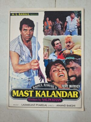 MAST KALANDAR Bollywood movies booklet