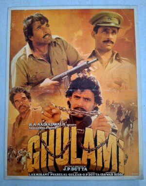 GULAMI Bollywood movies booklet