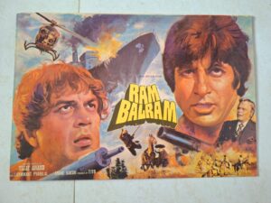 RAM BALRAM Bollywood movie booklets