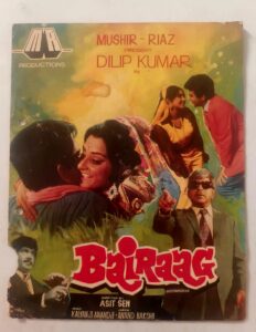 BAIRAAG Bollywood movies booklet