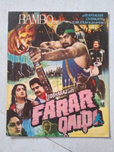 FARAAR QAIDI Bollywood movies booklet