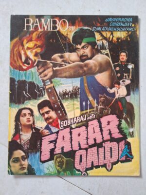 FARAAR QAIDI Bollywood movies booklet