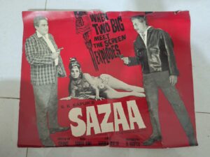 SAZAA Bollywood movies booklet