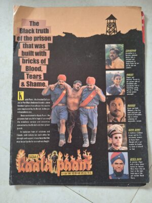 KAALA PAANI Bollywood movies booklet