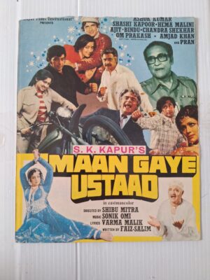 MAAN GAYE USTAAD Bollywood movies booklet