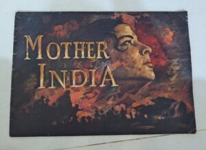 MOTHER INDIA Bollywood movies booklet