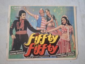 FIFFTY FIFFTY Bollywood movies booklet