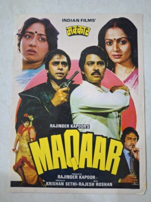 MAQAAR Bollywood movies booklet