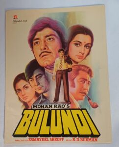 BULANDI Bollywood movies booklet
