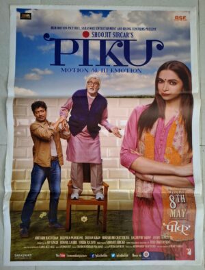 PIKU Bollywood movies 6 sheet poster