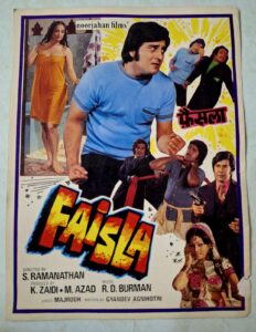 FAISLA Bollywood movies booklet