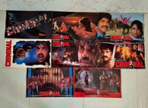 CRIMINAL Bollywood movies lobby card