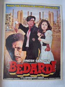 BEDARDI Bollywood movies booklet