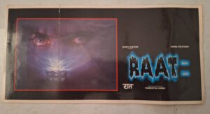 RAAT Bollywood movies booklet