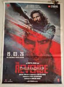 DHURANDHAR-THE REVENGE Bollywood movies poster