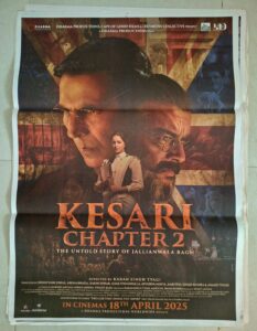 KESARI CHAPTER 2 Bollywood movies poster