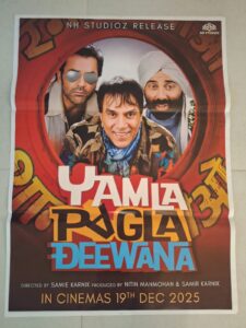 YAMLA PAGLA DEEWANA Bollywood movies poster