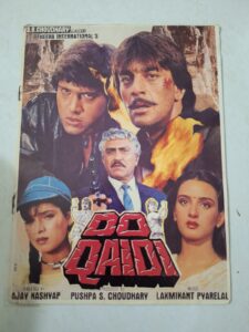 DO QAIDI Bollywood movies booklet